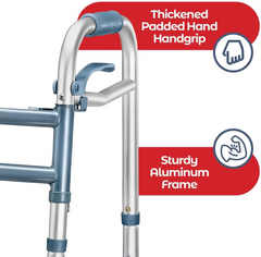 Walkers for Seniors Aluminum Lightweight Walker with Wheels,