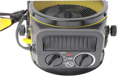 Dura Heat EUH1465 Electric Forced Air Heater with Pivoting Base 5,120 BTU, Yellow