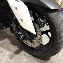 Motorcycle Front And Rear Wheel Anti-Falling Ball For SUZUKI HAOJUE UHR150 UHR125 Exhaust Pipe Falling Protection Accessories