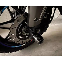 Motorcycle Front And Rear Wheel Anti-Falling Ball For SUZUKI HAOJUE UHR150 UHR125 Exhaust Pipe Falling Protection Accessories