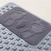 Shower Bath Mat Massage Bathroom Floor Mat Anti-Fall Safety Foot Pad Quick Draining Bath Mat for Home Bathroom Shower Room