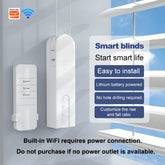 Smart Home curtains with wifi remote Control Electric Automatic Curtain Motor Curtain Opener, Sockets need to be reserved
