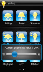 Smart touch screen smart home panel, automated home system, remote control