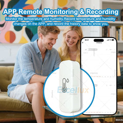 Smart ZigBee Temperature And Humidity Sensor Indoor Smart Home Thermometer Hygrometer App Remote Monitor Required Zigbee Gateway
