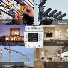 Smart WiFi Circuit Breaker: Color Screen, Remote Control & Comprehensive For Home Improvement Test Measurement Tool Accessory