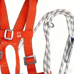 Fall Protection Harness Adjustable Security Equipment Safety Harness Fall Protection for Men Beginners Professionals Window