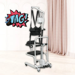 Assistive nursing for elderly/disabled individuals to assist in standing and lifting patient transfer devices