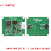 R60AFD1 60G Falling Alarm Radar Module Fall Detected Millimeter Wave Radar Sensor MICRADAR Support 4G WIFI Zigbee 485