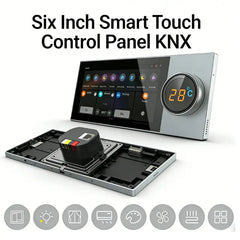 Smart Home Devices 6 Inch knx Multi-functional Touch Screen Control Panel Central Controller for Scenes Switch