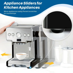 24/4Pcs Appliance Slider, Appliance Sliders for Kitchen Appliances, Small Appliance Slider for Most Countertop Furniture Cups