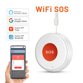 WIFI Tuya Elderly Emergency Rope Collar Alarm Button SOS Caregiver Call Elderly Fall Alarm