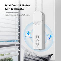 Smart Home curtains with wifi remote Control Electric Automatic Curtain Motor Curtain Opener, Sockets need to be reserved