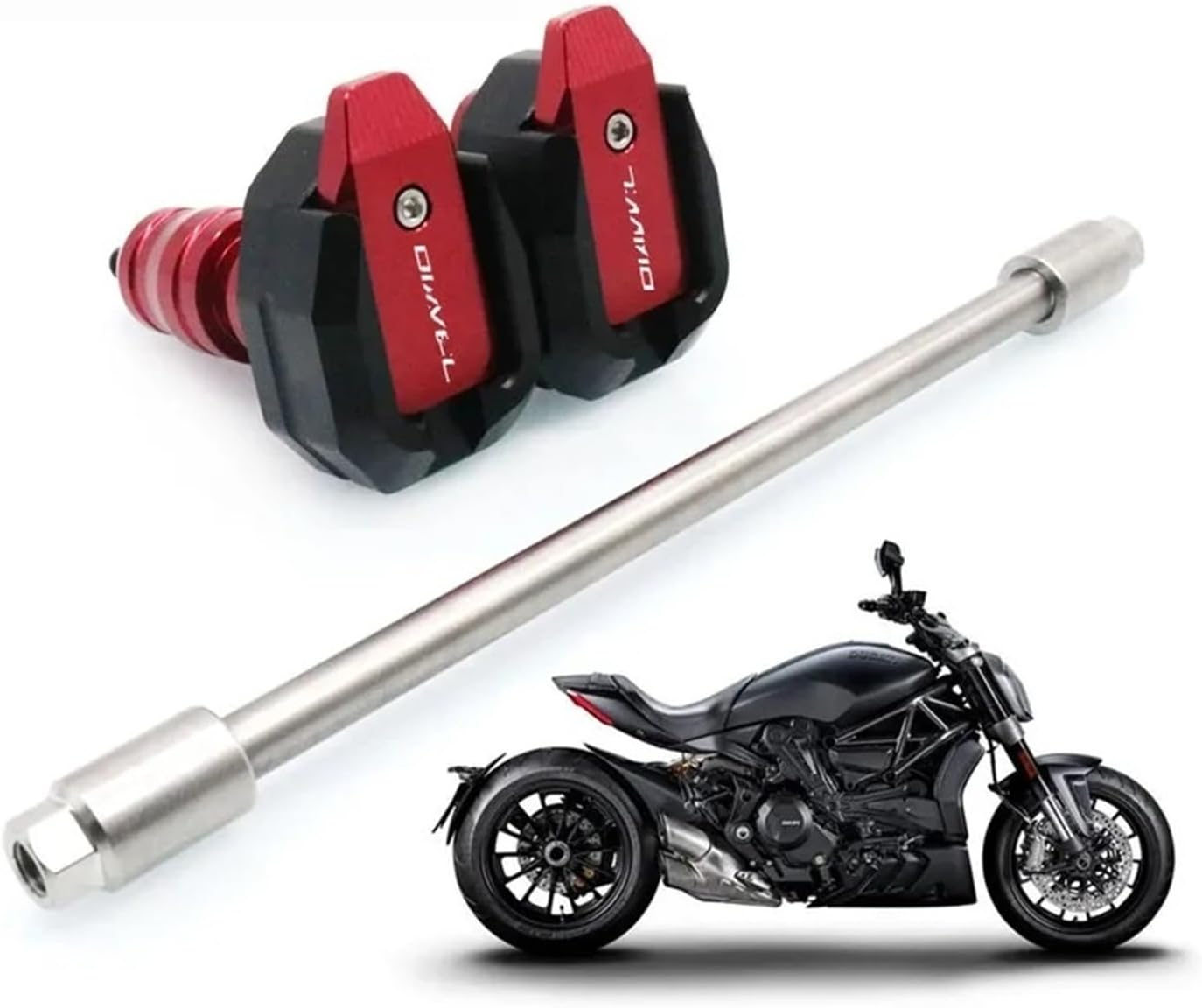 Motorcycle Falling Protection Motorcycle Falling Protection for Du&Cati Diavel 1200 1260 Frame Slider Fairing Guard Crash Pad Protector