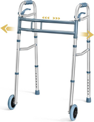 Walkers for Seniors Aluminum Lightweight Walker with Wheels,