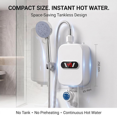 Instant Water Heater, Electric Tankless Water Heater