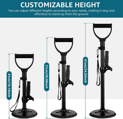 Mobility Aids Tool, Adjustable Standing Aid, Non-Slip Standing Assist Devices for Elderly, Help Seniors Get Up from Floor or Ground, Easy to Install Stand Assist Device for Rising
