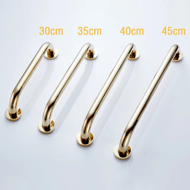 Bathroom Tub Shower Safety Bar 30cm/40cm/50cm  gold brass Grab Bar Grip Hand grip Bathroom Handrail Grab Bar