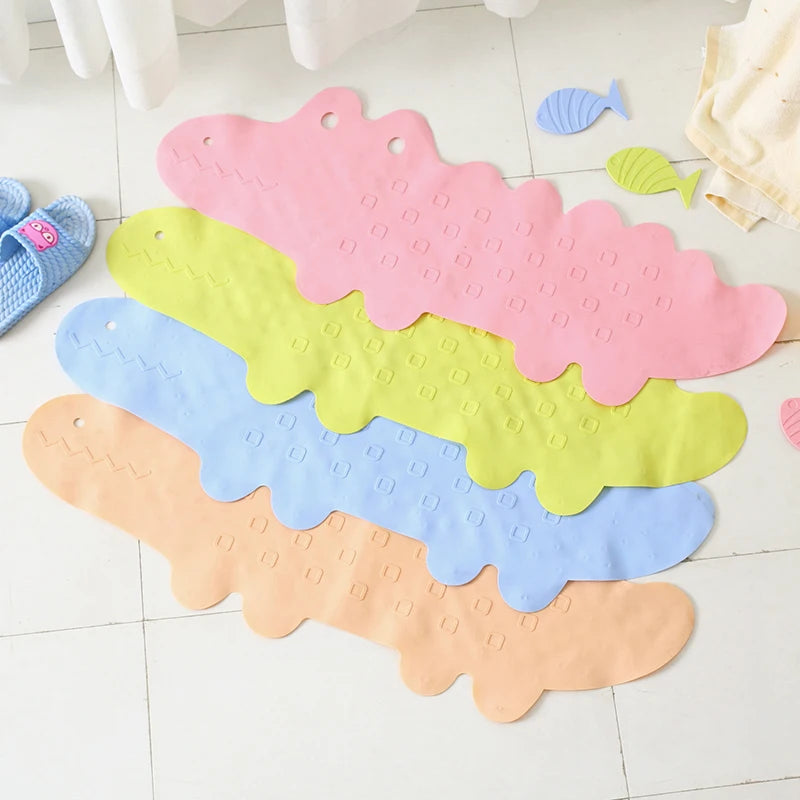 Home Hotel Safety TPR Shower Bathroom Floor Mat Bath Tub Treads Non Slip Applique Sticker Bathroom Toilet Kitchen Sucker Type