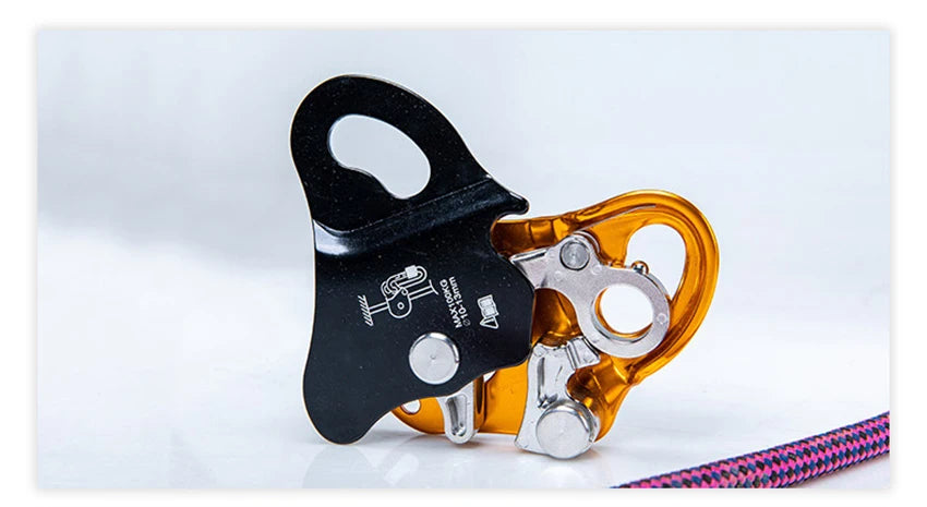 Rock Climb Asending & Descending Safety Equipment Ascender Removable Rope Gripper Automatic Lock Anti Fall Protctive Gear