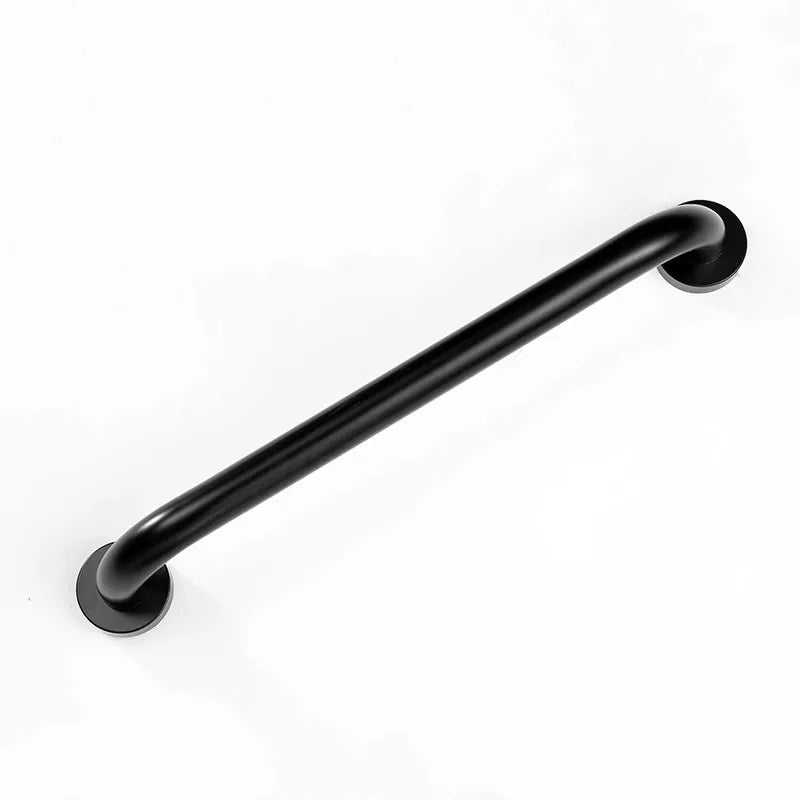 Wall Mounted Bathroom Handrails Shower Bar Black Bathroom Safety Bar for Elderly Grab Bars Handicap Railing for Bathroom Catcher