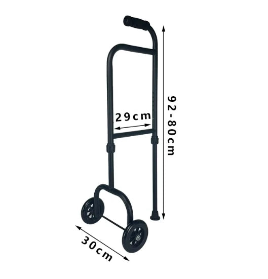 Adjustable Mobility Aid Cane with Support Handle, Elderly Toilet & Sofa Riser, Home Safety Grab Bar for Seniors Disabled