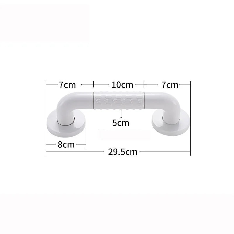 Bathroom Safety Handle with Anti-slip granules Sturdy Shower Grab Bar Toilet Bathtub Stairway Handrail Anti-Slip Grip Disabled