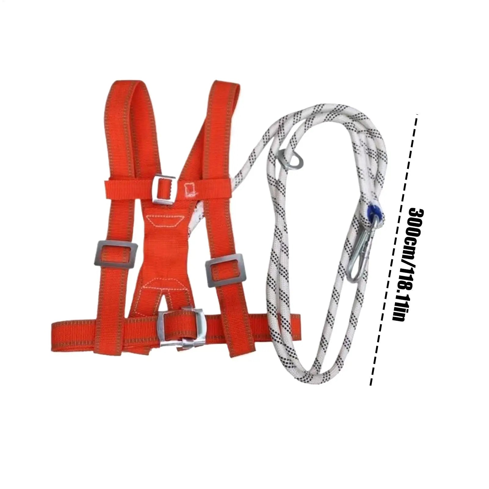 Fall Protection Harness Adjustable Security Equipment Safety Harness Fall Protection for Men Beginners Professionals Window