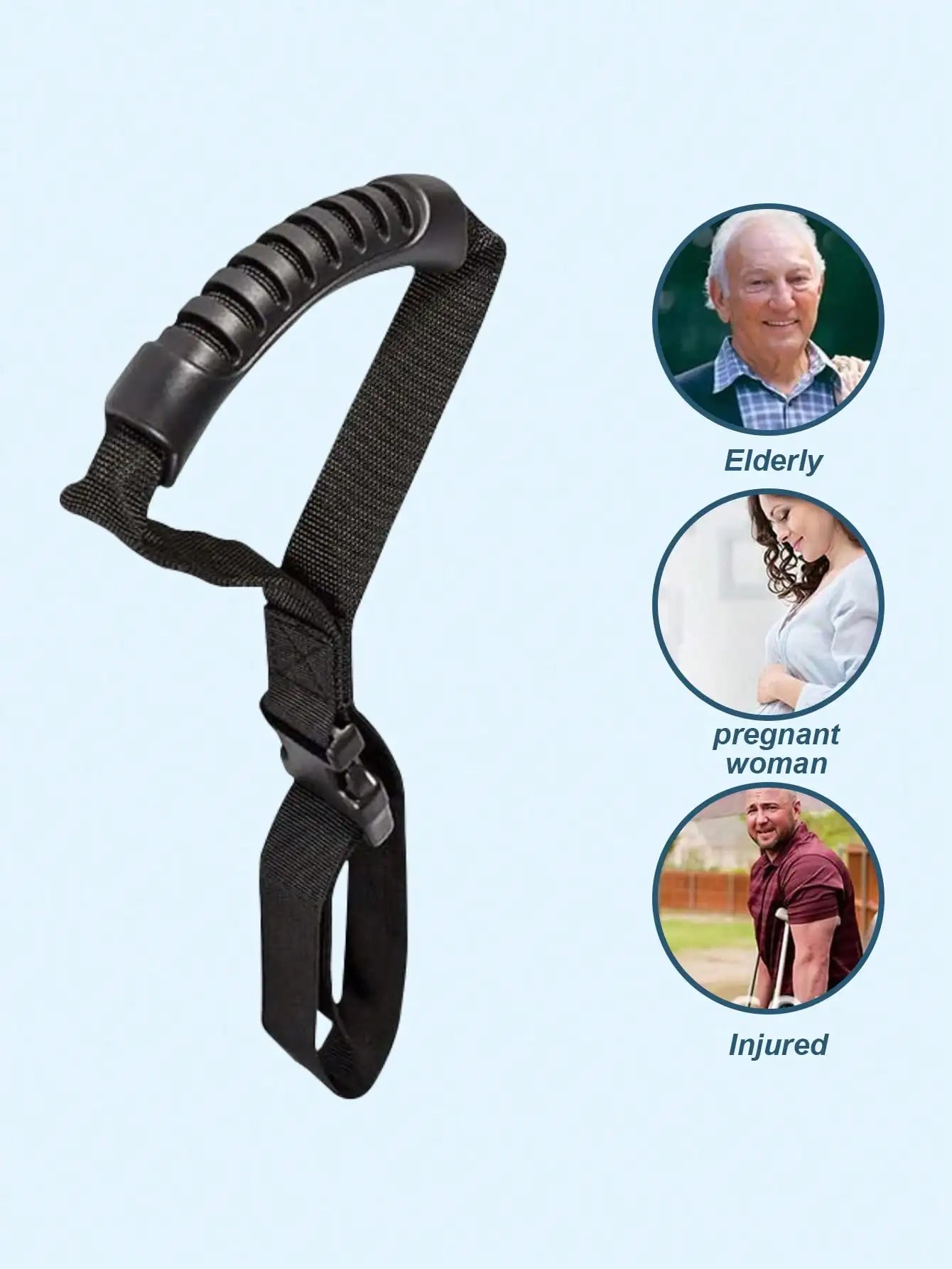 Car Door Assist Handle – A Mobility Aid Specifically Designed for Seniors, Pregnant Women, and People with Limited Mobility