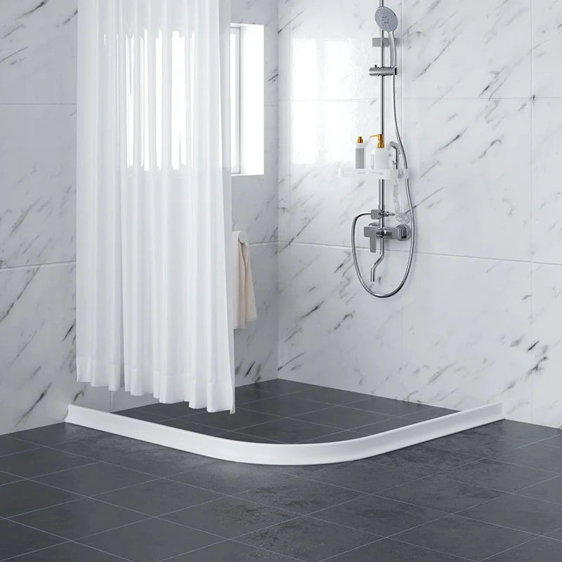 Bathroom Floor Water Stopper Collapsible Shower Threshold Bath Home Kitchen  Water Dam Retention Wet Separation door seal