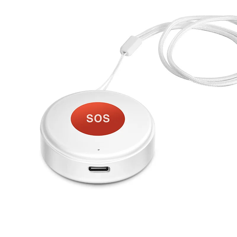 WIFI Tuya Elderly Emergency Rope Collar  Alarm Button SOS   Caregiver Call Elderly Fall Alarm