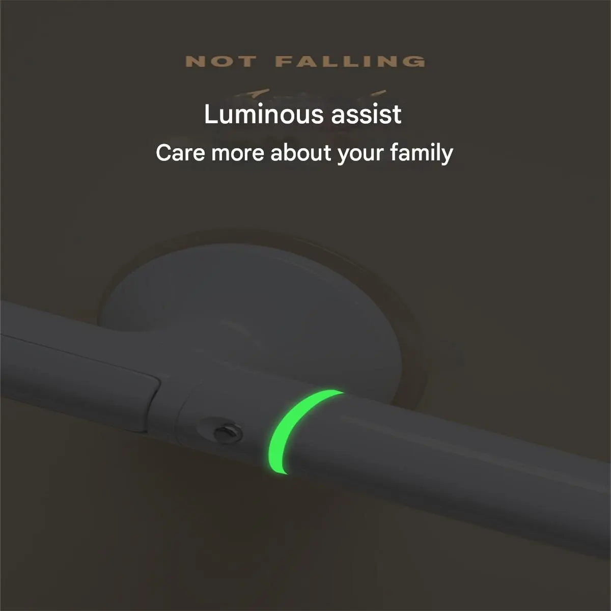 Bathroom handrail railing elderly toilet non-slip safety handle elderly household toilet punch-free suction cup handle