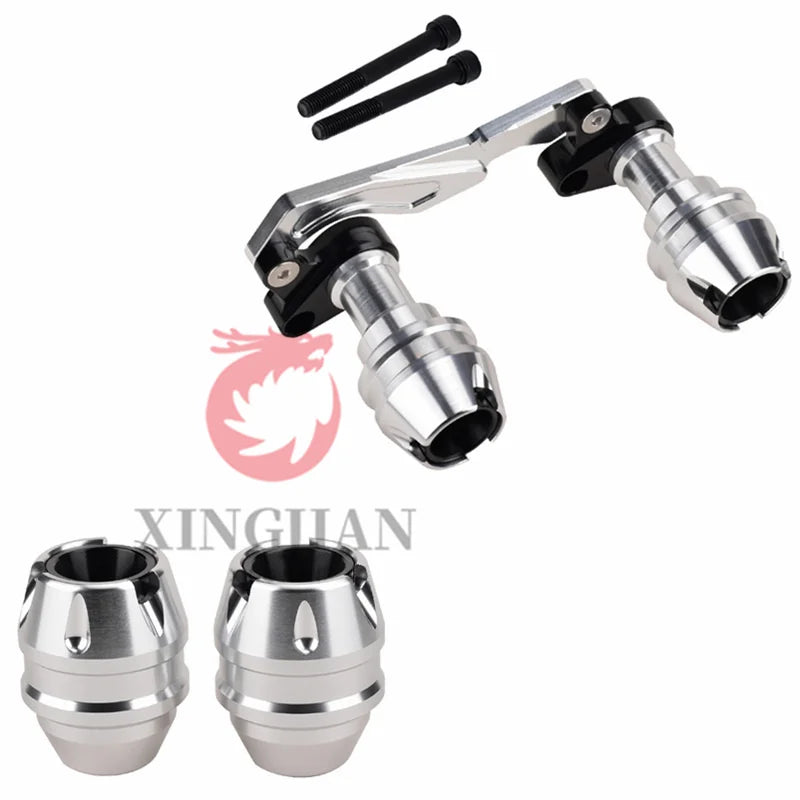 Motorcycle Front And Rear Wheel Anti-Falling Ball  For SUZUKI HAOJUE UHR150 UHR125  Exhaust Pipe Falling Protection Accessories