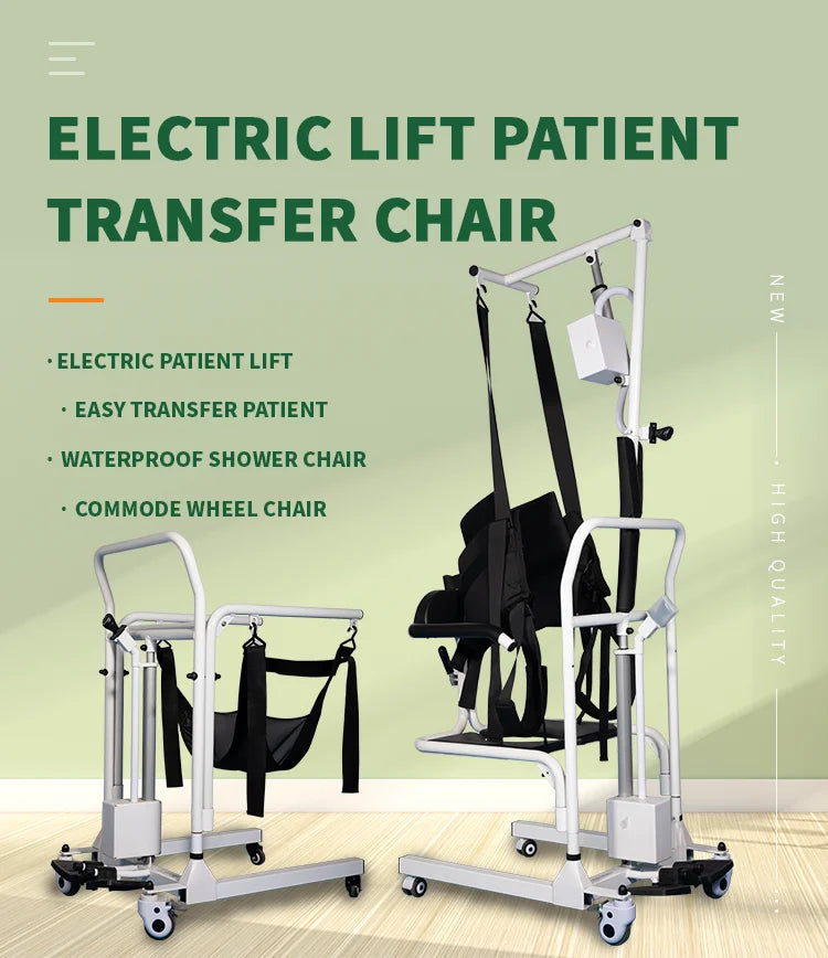 Assistive nursing for elderly/disabled individuals to assist in standing and lifting patient transfer devices
