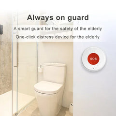 WiFi Smart SOS Emergency Button Security Linkage Smart Switch App Remote Alert Rechargeable Smart Home Automation Safety Device