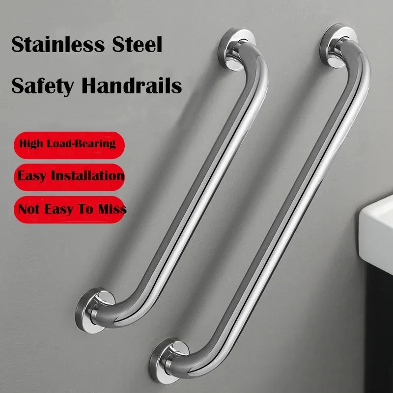 Bathroom Tub Toilet Handrail Grab Bar Shower Safety Support Handle Towel Rack hower Handle Safety Helping Handle Towel Rack