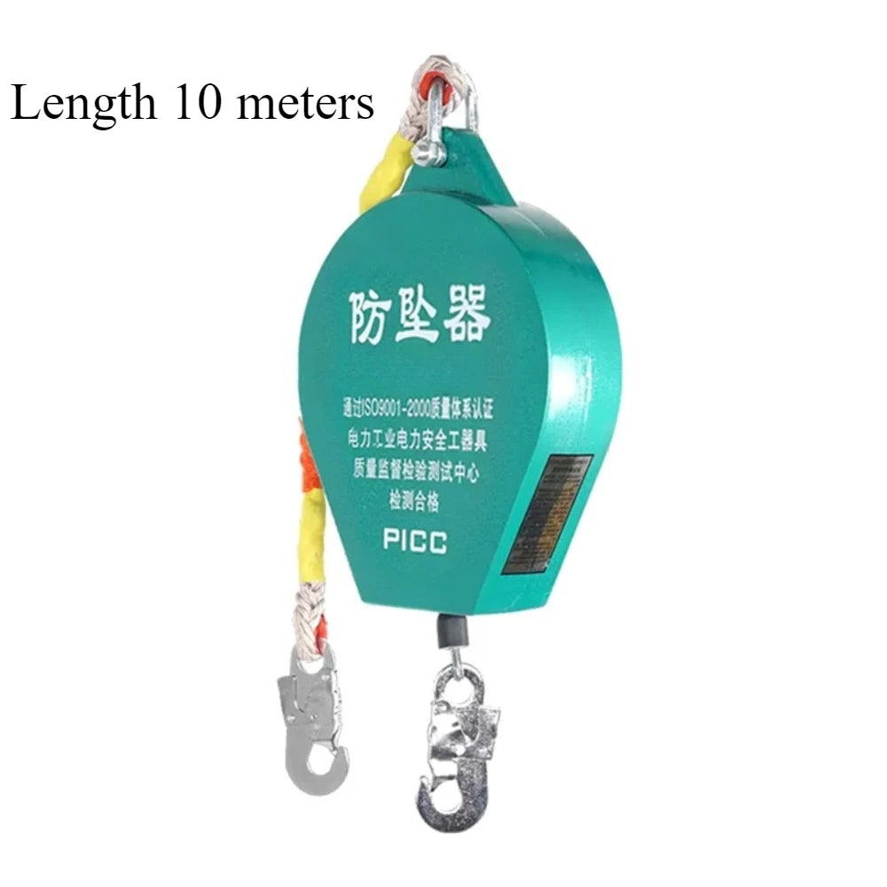 Fall arrester to prevent falling 3 5 7 10 15 20 30m heavy tower crane human speed difference automatic controller
