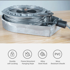Fall Arrestor Fall Arrest Device - 3m/10m Heavy Duty Anti-Fall Safety Lanyard for Construction, Roofing & High-Altitude Work