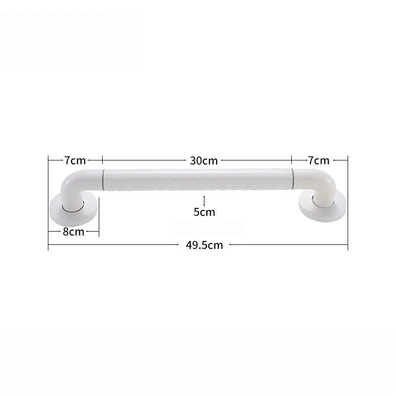 Bathroom Safety Handle with Anti-slip granules Sturdy Shower Grab Bar Toilet Bathtub Stairway Handrail Anti-Slip Grip Disabled