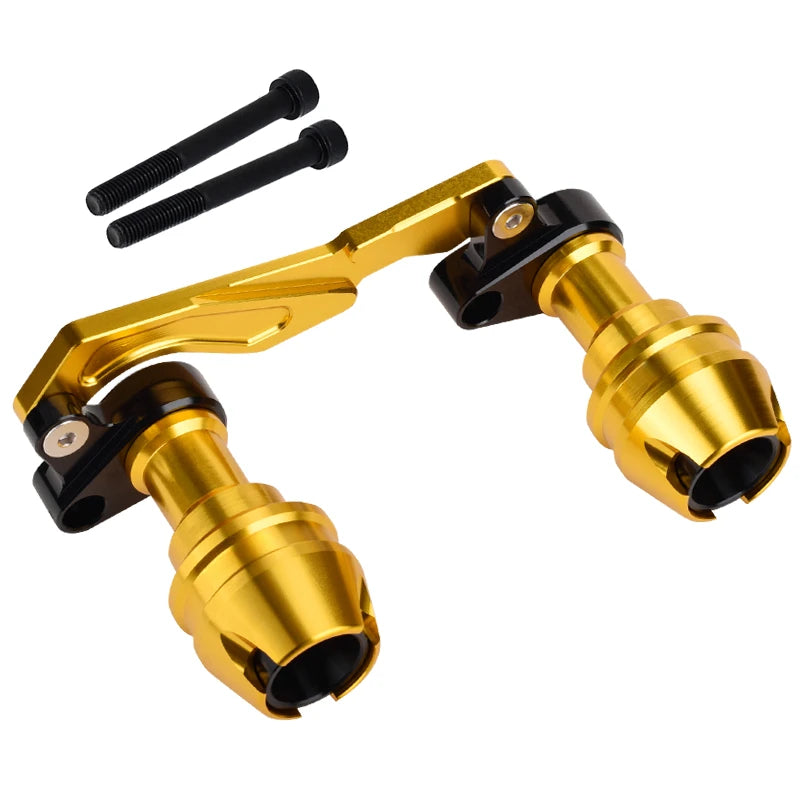 Motorcycle Front And Rear Wheel Anti-Falling Ball  For SUZUKI HAOJUE UHR150 UHR125  Exhaust Pipe Falling Protection Accessories