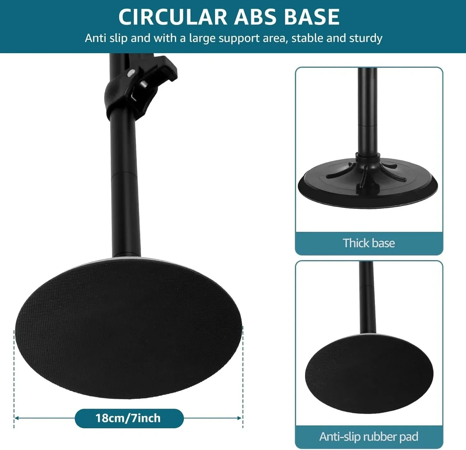 Stand Assist Adjustable Height Dual Handle Aid Non-Slip Mobility Support Stick for Elderly Seniors Standing Care Walking Helper