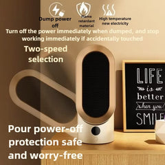 Desktop bedroom electric heater, office small heater, household heater, heating artifact, indoor heater