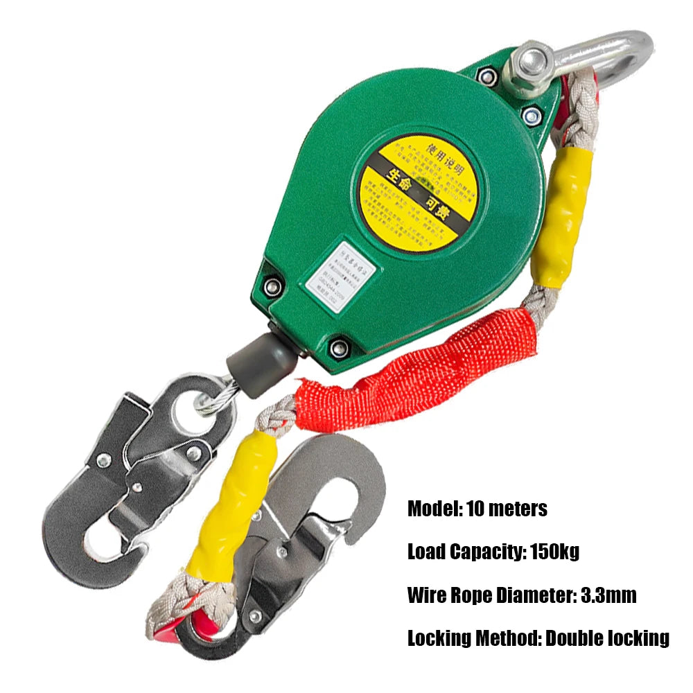 Fall Protection Device Fall Arrester Speed 3m/10m Difference Heavy Duty Cargo Elevator Crane Self-Locking Airborne Fall Arrestor