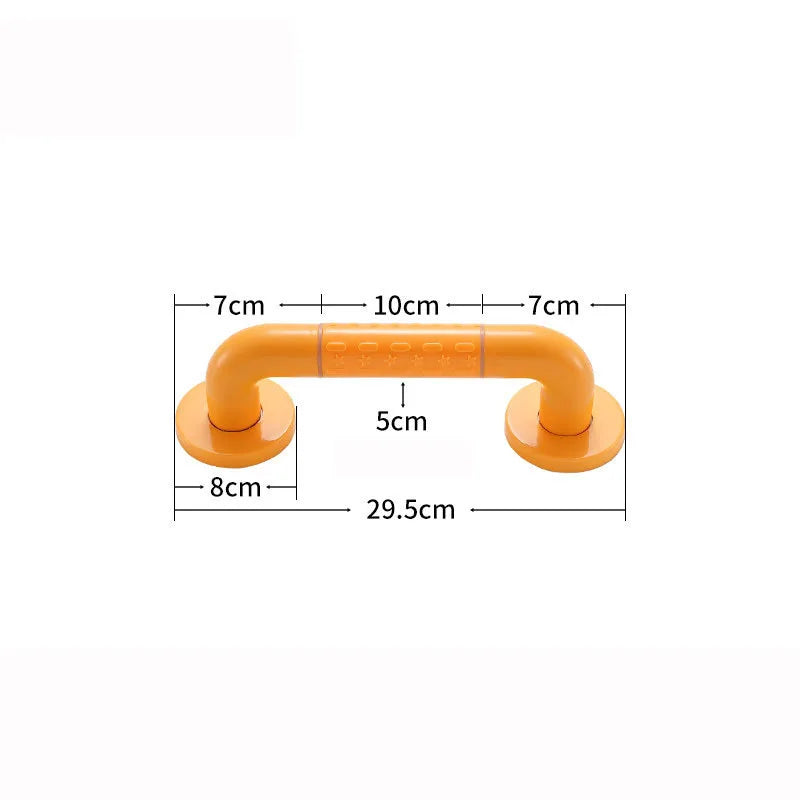 Bathroom Safety Handle with Anti-slip granules Sturdy Shower Grab Bar Toilet Bathtub Stairway Handrail Anti-Slip Grip Disabled