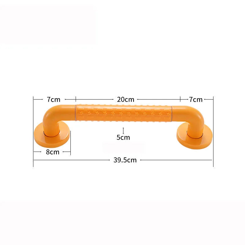 Bathroom Safety Handle with Anti-slip granules Sturdy Shower Grab Bar Toilet Bathtub Stairway Handrail Anti-Slip Grip Disabled