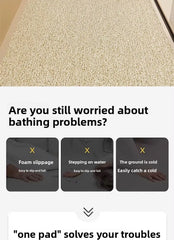 Bathroom bathroom anti-slip mat, wire ring floor mat, shower room toilet floor mat hollow and anti-fall