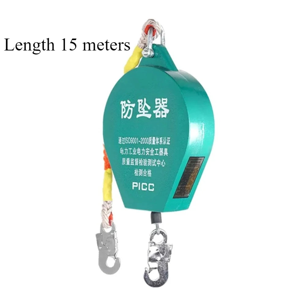Fall arrester to prevent falling 3 5 7 10 15 20 30m heavy tower crane human speed difference automatic controller