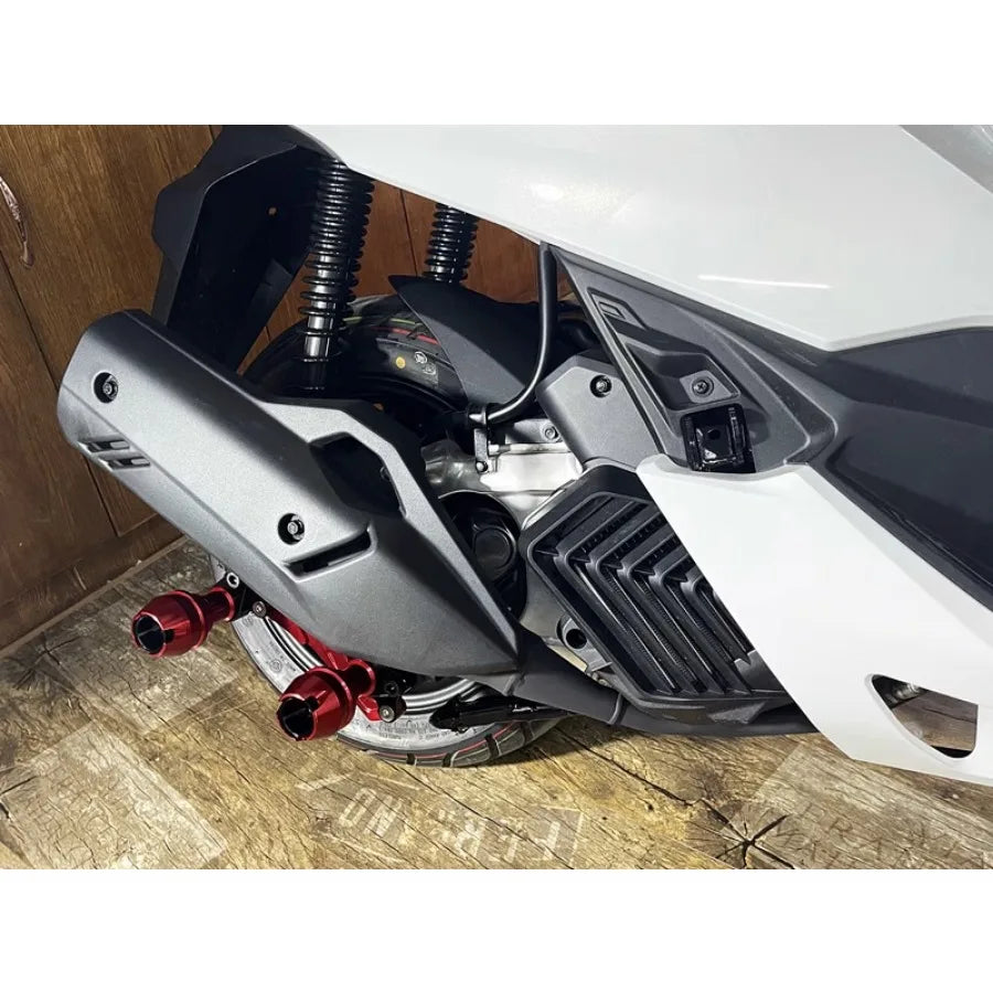 Motorcycle Front And Rear Wheel Anti-Falling Ball  For SUZUKI HAOJUE UHR150 UHR125  Exhaust Pipe Falling Protection Accessories