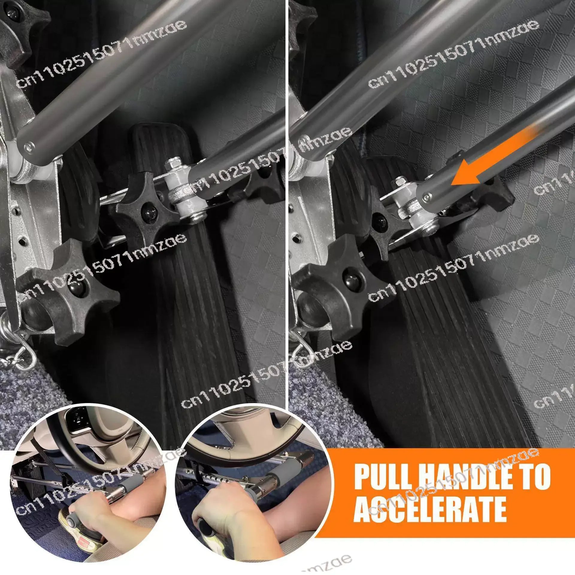 Automotive Manual Devices for Disabled Drivers, Portable Manual Driving Assistance for Disabled Drivers
