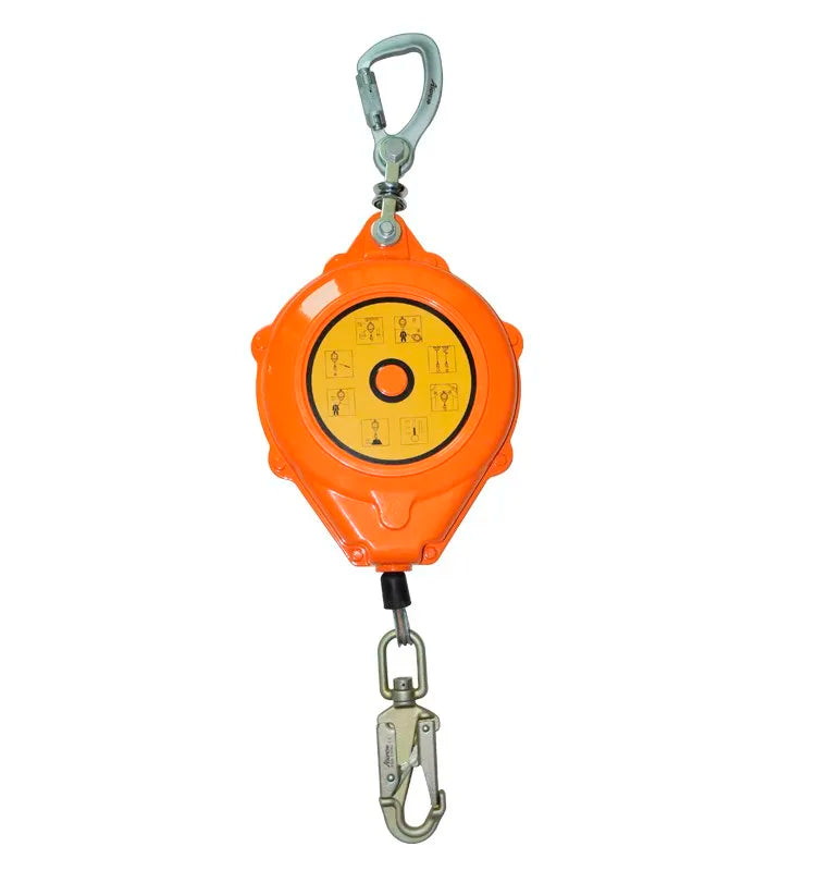 Self Retracting 10m 15m 20m Lifeline Wire Rope Fall Protection Horizontal Safety Catcher Fall Arrester
