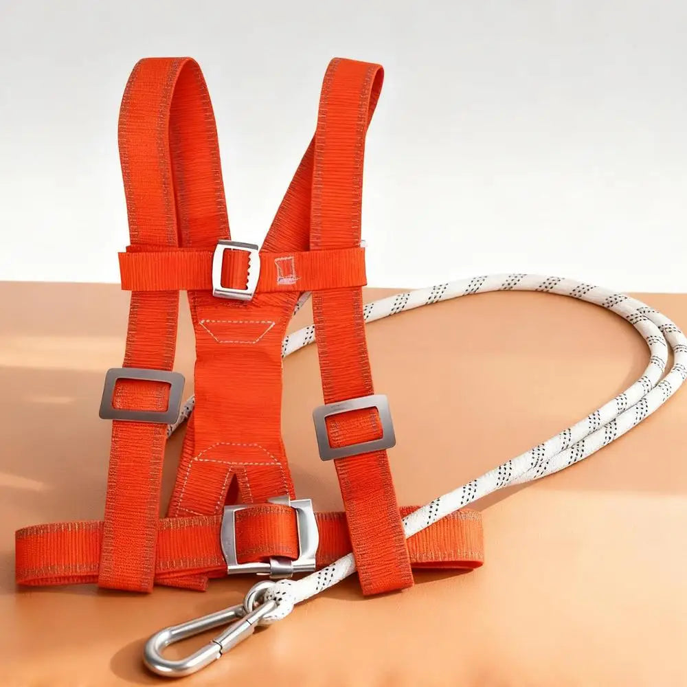 Fall Protection Harness Adjustable Security Equipment Safety Harness Fall Protection for Men Beginners Professionals Window